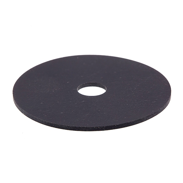 Fender Washer, Fits Bolt Size 3/8" , Neoprene Black Finish, 10 PK